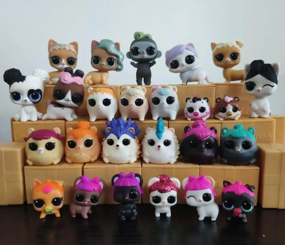 1 Uds lol lil muñecos de mascotas 100% original L O L ¡Sorpresa! Muñecas sorpresa que cambian de color, mascotas coleccionables, el mejor regalo para niños
