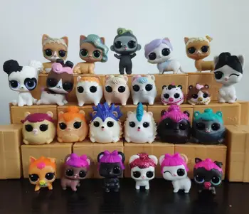 

1Pcs lol lil Pet dolls 100% original L.O.L. Surprise! Surprise change colour Pets Collectible Dolls best gift for Kids