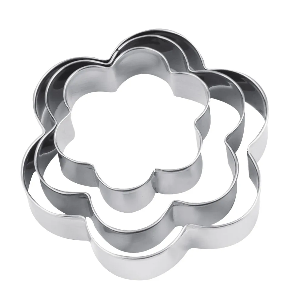 12pcs Stainless Steel Cookie Biscuit DIY Mold Star Heart Cutter Baking Mould New