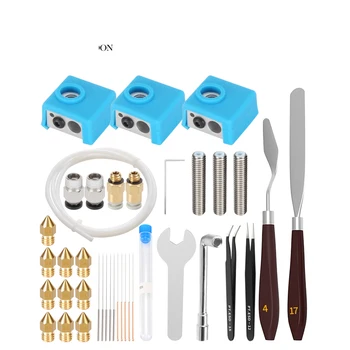 

3D Printer Kit MK8 MK7 42 Piece Set Tool Kit Removal Clean Nozzle Filament Needle For 3D Printer Creality Ender3