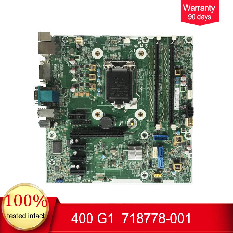 

718414-001 For HP Pro Desk 400 G1 Desktop Motherboard LAG1150 H81 718778-001 LG1150 Mainboard 100%tested fully work