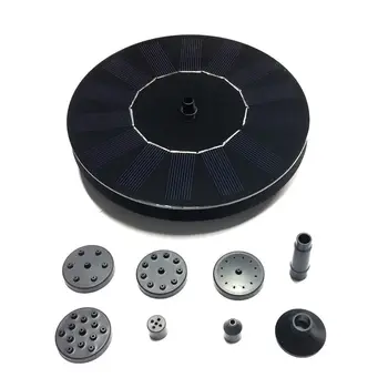 

Solar Bird Bath Fountain Pump, 1.4W Free Standing Solar Fountain Water Pumps Panel Kit Outdoor Birdbath Watering Submersible Pum