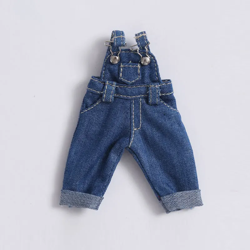 Ob11 baby trousers denim trousers 1/12 bjd doll clothes GSC merlot pig corduroy trousers Mini Obitsu 11 doll Accessories - Цвет: 2 only trousers