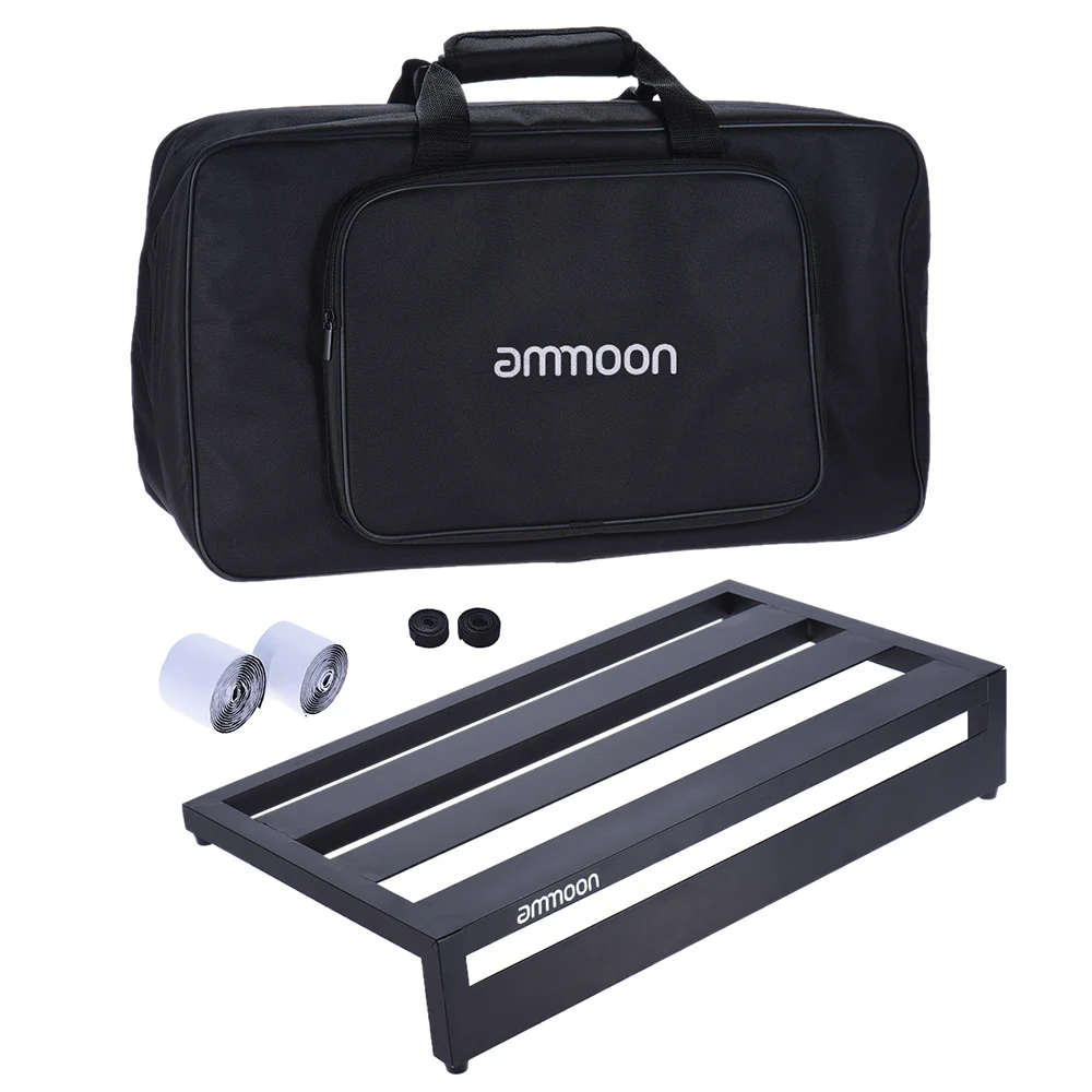 Ammoon DB-3 портативный гитарный эффект педали доска педалборд алюминиевый сплав с сумкой для переноски педали Монтажные Ленты