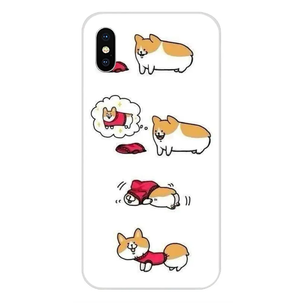Мультфильм милый корги Вельш-корги чехол из полиуретана с принтом для Huawei Honor 4C 5A 5C 5X6 6A 6X7 7A 7C 7X8 8C 8S 9 10 10i 20 20i Lite рro - Цвет: as picture