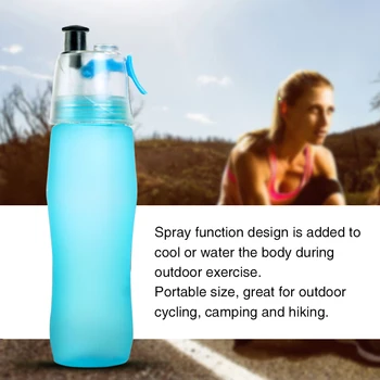 

740ml Cycling Gym Portable Outdoor Moisturizing Travel Cup Drinking Tools Sports Spray Bottle Camping Leakproof Large Capacity