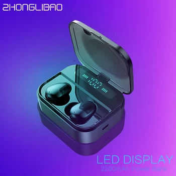 

X7 Tws Wireless Bluetooth Earbuds Earphone LED Display with Charger Box 2200mAh Power Bank Stereo Sport Handsfree Gaming Headset