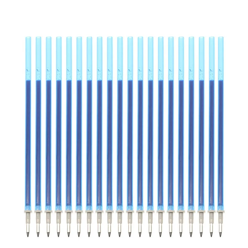 Волшебная заполнения стержень вытирая ручка 1 гелевая ручка 0,5 мм запасной блок 10/20 стержень Тип стирающиеся ручки Pilot синий школьные канцелярские принадлежности подарок - Цвет: Ink-blue colour