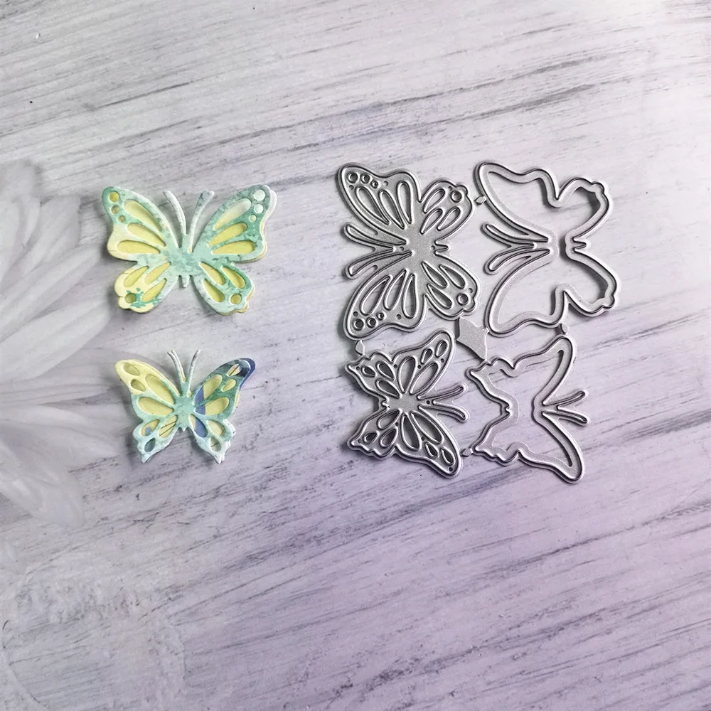 Plantilla de colección de recortes con troqueles de mariposas, plantilla para recortes, tarjetas para álbumes de fotos, fabricación de papel, repujado, herramienta artesanal