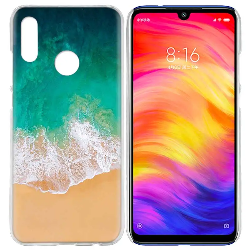 Чехол для Xiaomi Redmi Note 7 7A фотоаппаратов моментальной печати 7S 6 6A 5 Y3 K20 mi 8 до 9 лет CC9 CC9E A1 A2 A3 играть F1 Lite Pro Plus Волны Океана Подводный свет r