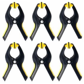 

6Pcs 3.3Inch Plastic Clip Fixture Fastening Clamp For Mobile Phone Tablet Glued Lcd Screen Repair Tools