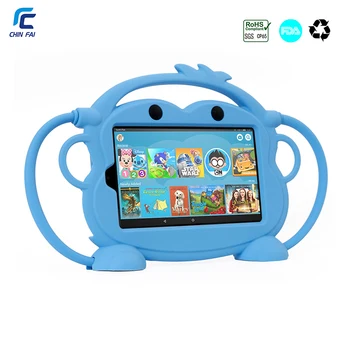 

CHINFAI Carry Case for Kindle Fire 7'' 2015 2017 Kid friendly Silicone Shockproof Washable Case for Kindle Fire 7 with Car Strap