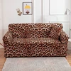 Home Living Luxury Leopard Print Sofa Decor Seat Protector Cover Elastic Slipcover Stretch Couch Cover 1-4 Seaters Sofa Cover 2