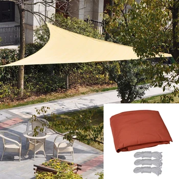 

Waterproof Oxford Gray Rectangle Shade Sail Garden Terrace Canopy Swimming Sun Shade Outdoor Camping Yard Sail Awnings