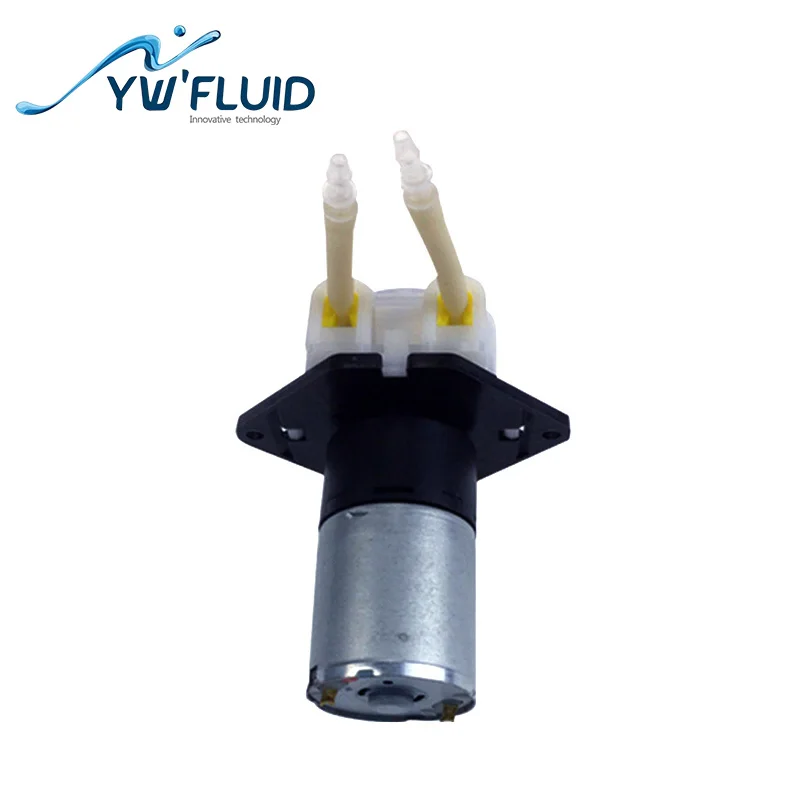 YWfluid 12В/24В высококачественный Микро перистальтический насос с зубчатым