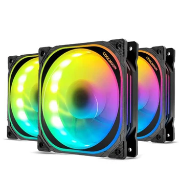 

RGB Cooling Fan 120mm Addressable LED Light Remote Control for DIY Computer Case
