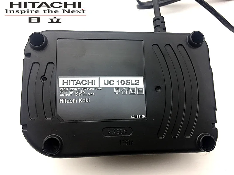 AC220-240V Зарядное устройство UC10SL2 для экскаватора HITACHI 10,8 V 12V UC10SFL BCL1015 BC10DAL DS10DFL DB10DL WH10DL WH10DFL CR10DL WH10DCL CG10DL