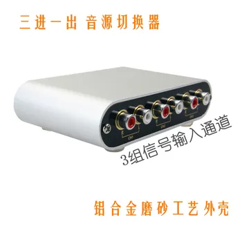 

3 in 1 Out Audio Source Switcher, Bidirectional, 1 in and 3 Out Audio Signal Switcher, Remote Control Switch