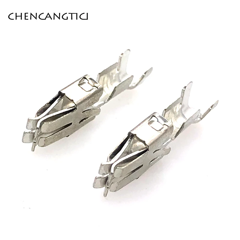 Terminal connector 20 Pcs 6.3MM Series Automotive Car Splices Wire Non-Insulated Female Crimp Terminals DJ6218B-E6.3B