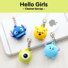 Мультяшные мобильные пылезащитные заглушки для iIphone Xiaomi Oppo 3,5 мм украшения для телефона милые заглушки для наушников противопылевые заглушки