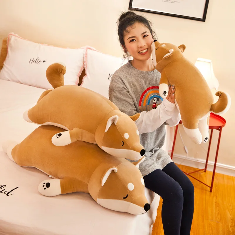 

Creative down Cotton Shiba Inu Pillow Plush Toys Akita Doll Children Birthday Gift