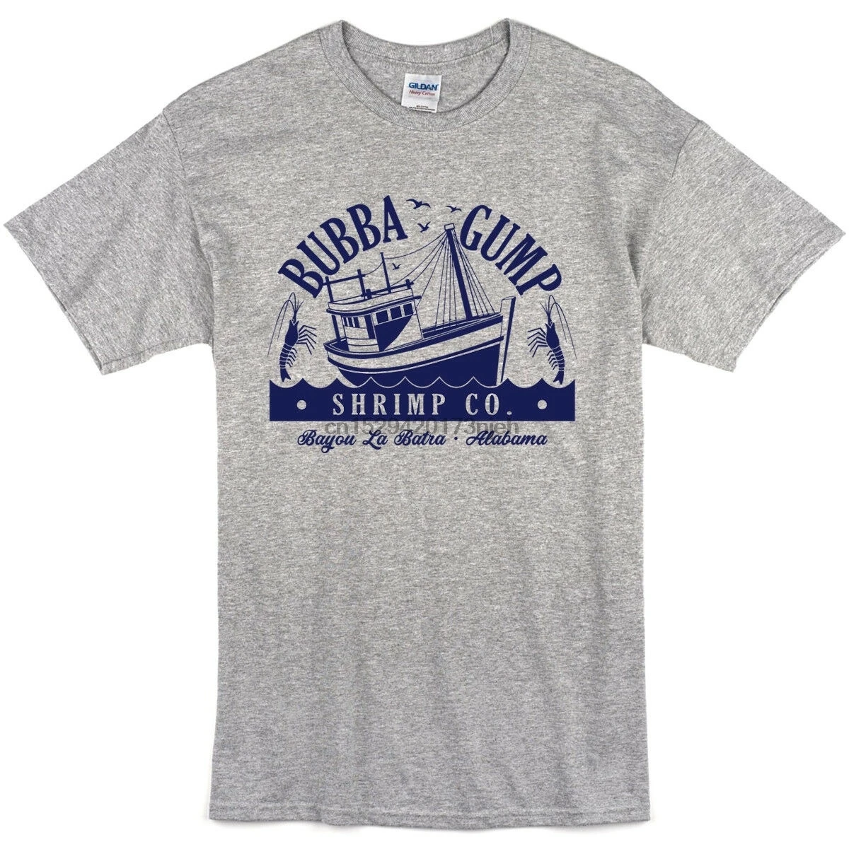 Подробные сведения о Bubba Gump креветки Футболка-Форест Гамп Топ Ретро 90s кино