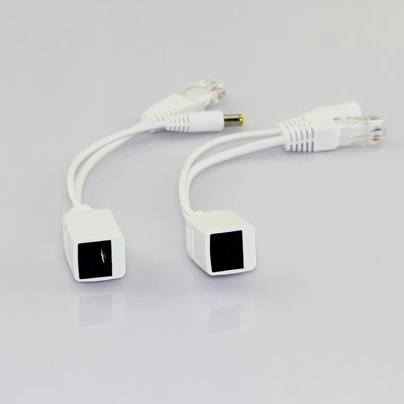 5 пар 12 В CCTV источник питания Rj45 Сплиттер камеры безопасности Poe адаптер Аксессуары коннектор Poe кабель M20