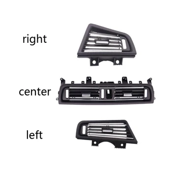 

RHD Right handle Drive Front Row Wind Left Center Right Air Conditioning Vent Outlet Panel Chrome Plate For BMW 5 Series F10 F18