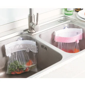 

Rubbish Bag Storage Hanger Bracket Clip-On Garbage Bags Stand Rack Holder GQ
