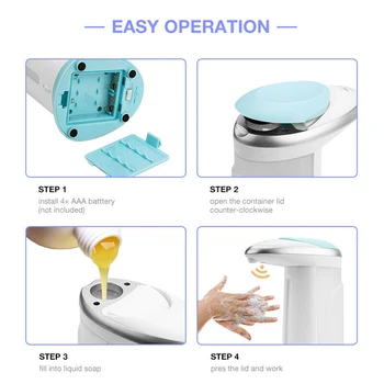 

IR Sensor Soap Dispenser Automatic Soap Dispenser Liquid Hand Cleaning