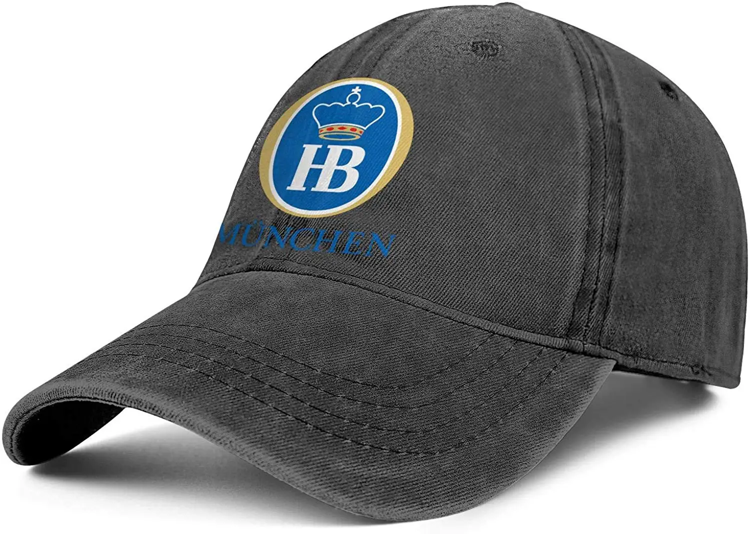 Hofbrauhaus-логотип для женщин ковбойская Кепка винтажная Спортивная Облегающая джинсовая шляпа для путешествий