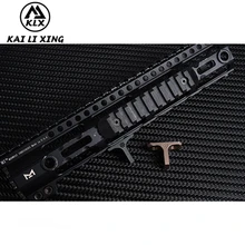 Airsoft-Mini bloque de parada manual para dedo, rieles Picatinny de 20mm, estilo Arisaka, MK8, MK4, MK16
