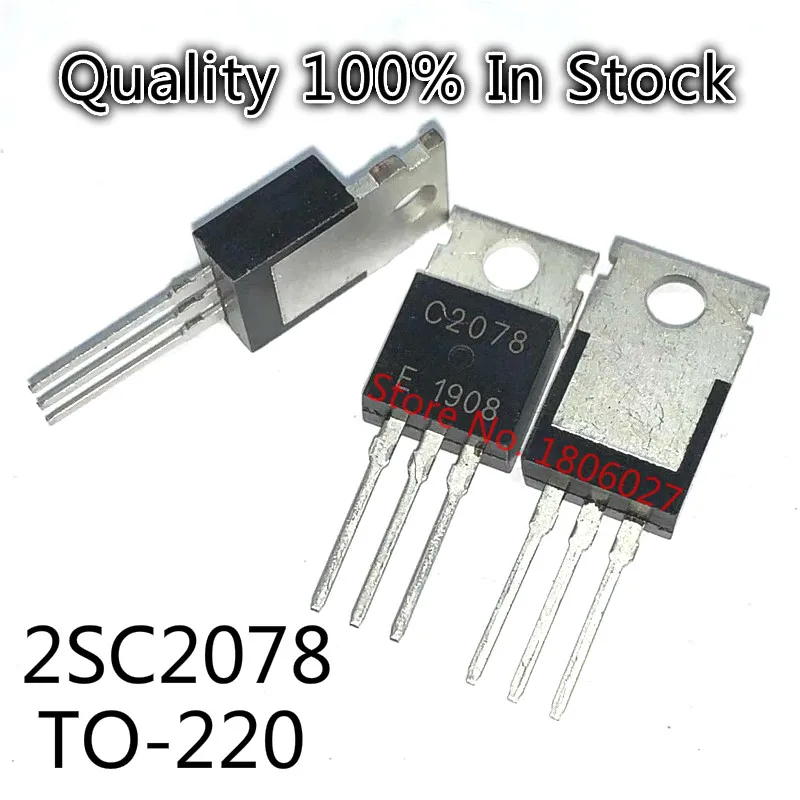 10 шт./лот 2SC2078 C2078 TO-220 силовой транзистор | Электронные компоненты и