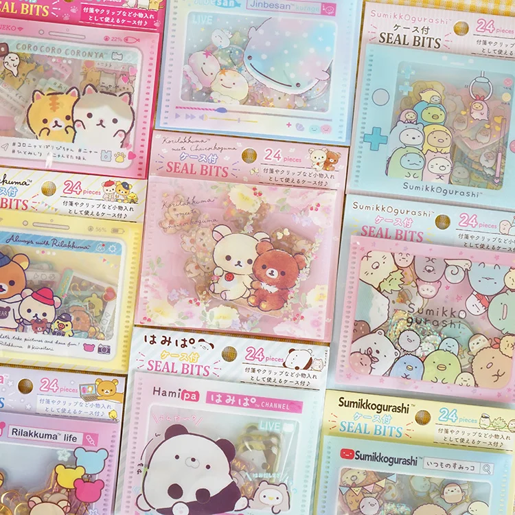 24 шт./упак. милый Кот ПВХ Стикеры мультфильм Sumikko Gurashi украшения DIY Ablum дневник в