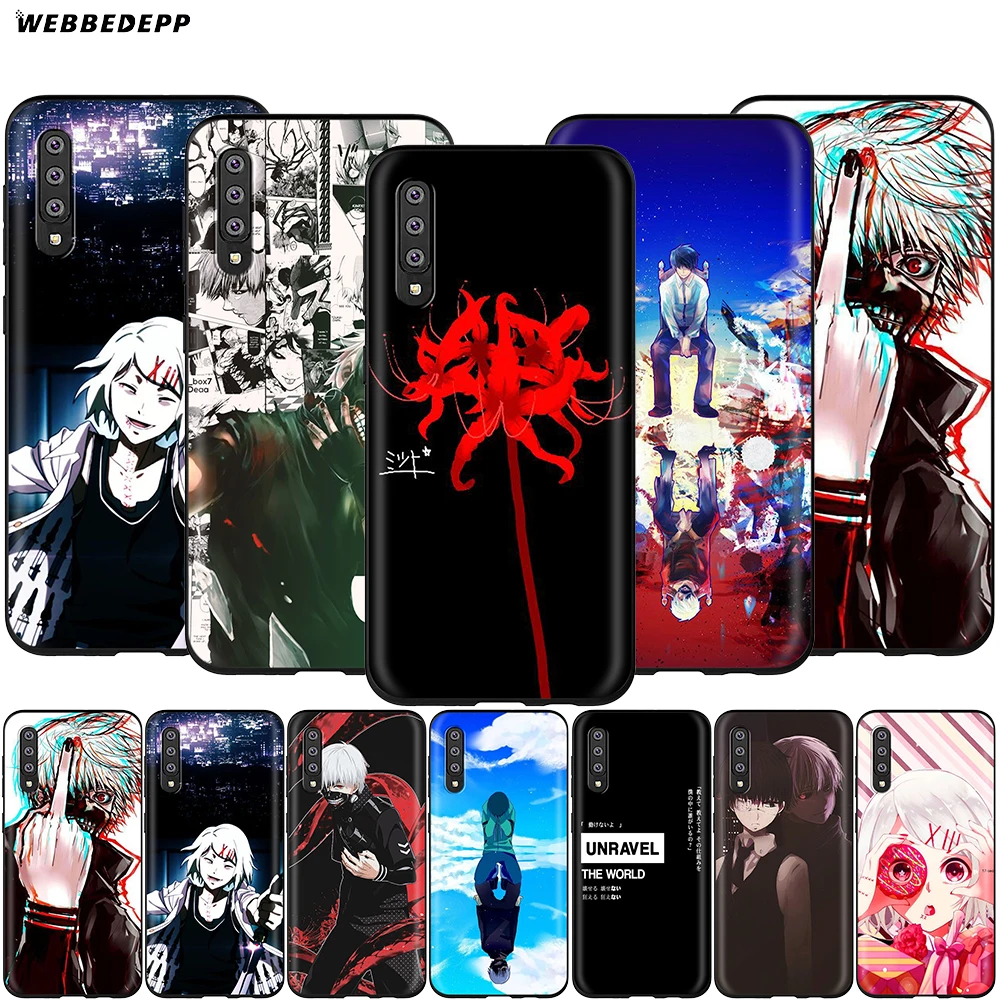 

Webbedepp Tokyo Ghoul Unravel Case for Samsung Galaxy S7 S8 S9 S10 Plus Edge Note 10 8 9 A10 A20 A30 A40 A50 A60 A70