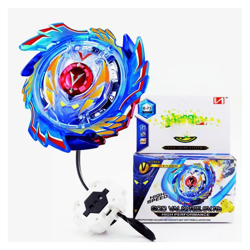 Burst B 73 God Valkyrie.6V.Rb атака вращающийся топ с пусковым устройством Juguetes металлический