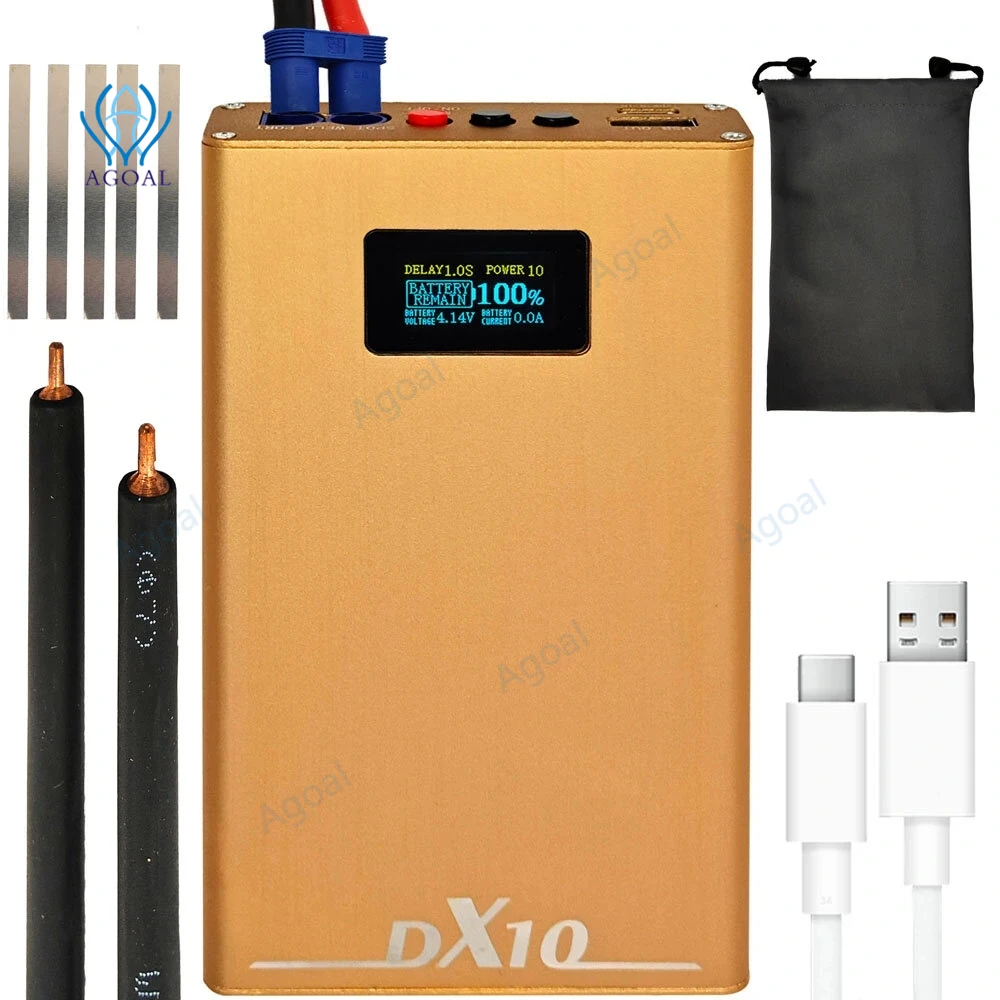 Яркий светодиодный Регулируемый мини-фонарь DX10 10600 мАч 0 2 мм никелевый