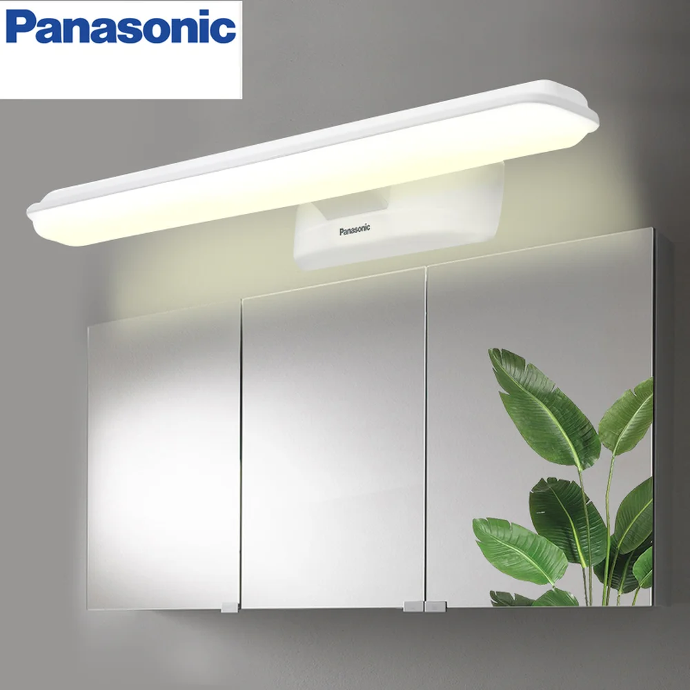Panasonic современный светильник для ванной, светодиодный, переднее зеркало, настенный светильник для макияжа, амбициозное освещение, водостойкий с зеркалом, лампа