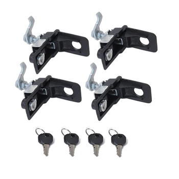 

4 Set Toolbox Lock Compression Lock Latch Trailer Luggage Locker Truck Caravan Canopies Locks Trunk Box Suitcase