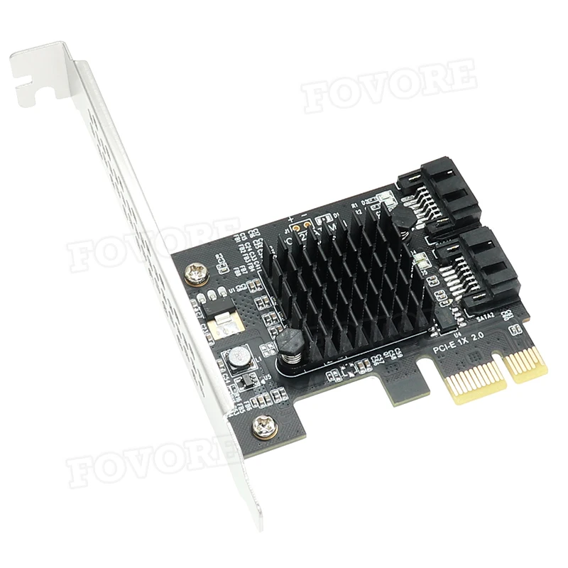 SATA PCI e адаптер 4 порта SATA 3,0 к PCIe x1 плата адаптера расширения SATA3.0 PCIe конвертер PCI-e Marvell 88SE9125