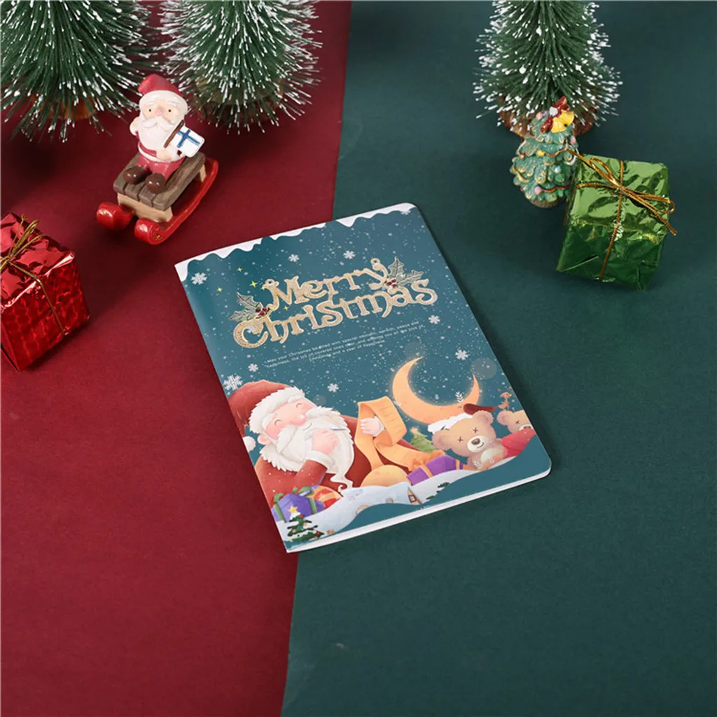 Navidad Рождество 3D стерео поздравительная открытка AR технология виртуальной визуализации рождественские украшения для дома детские подарочные принадлежности
