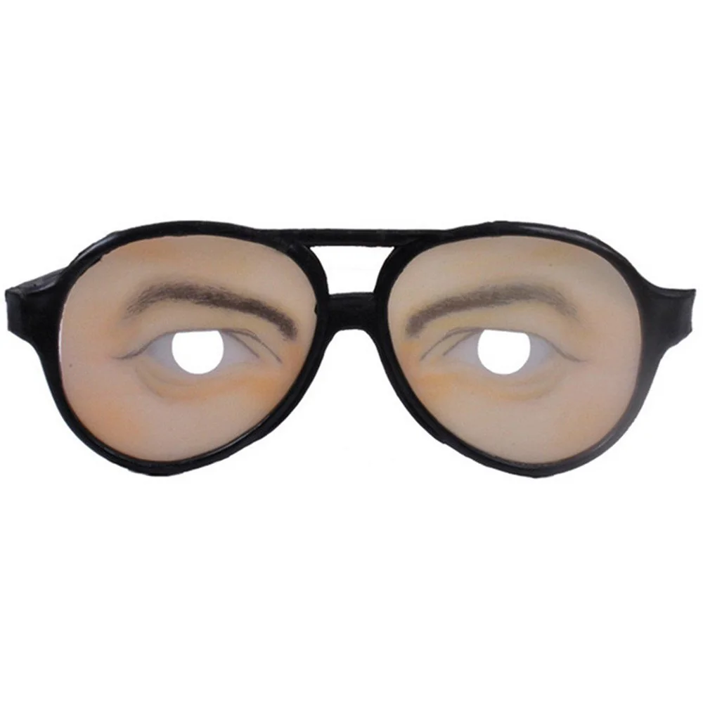Unisex Joke Glasses Funny Novelty Party Props Halloween Plastics Gift