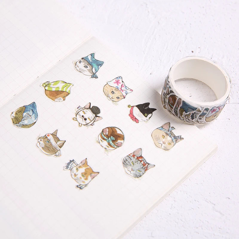 renzhemao20 Alideco 1 шт. клейкая лента из рисовой бумаги Kawaii коллаж де pegatinas декоративный Клей Скрапбукинг DIY бумаги японские наклейки - Цвет: renzhemao20
