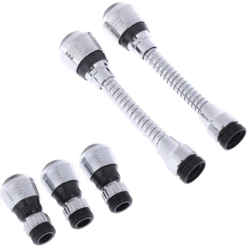 

Kitchen Sink Faucet Sprayer Water Saving Aerator 360 Degrees Faucet Swivel Spouts Filter Free To Bend Nozzle Flexible Aerators