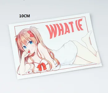 

LEFT SIDE Car Reflective Sticker DIY Cartoon Anime Car Scratch Stickers Creative Rear Window Stickers Waterproof Decoration