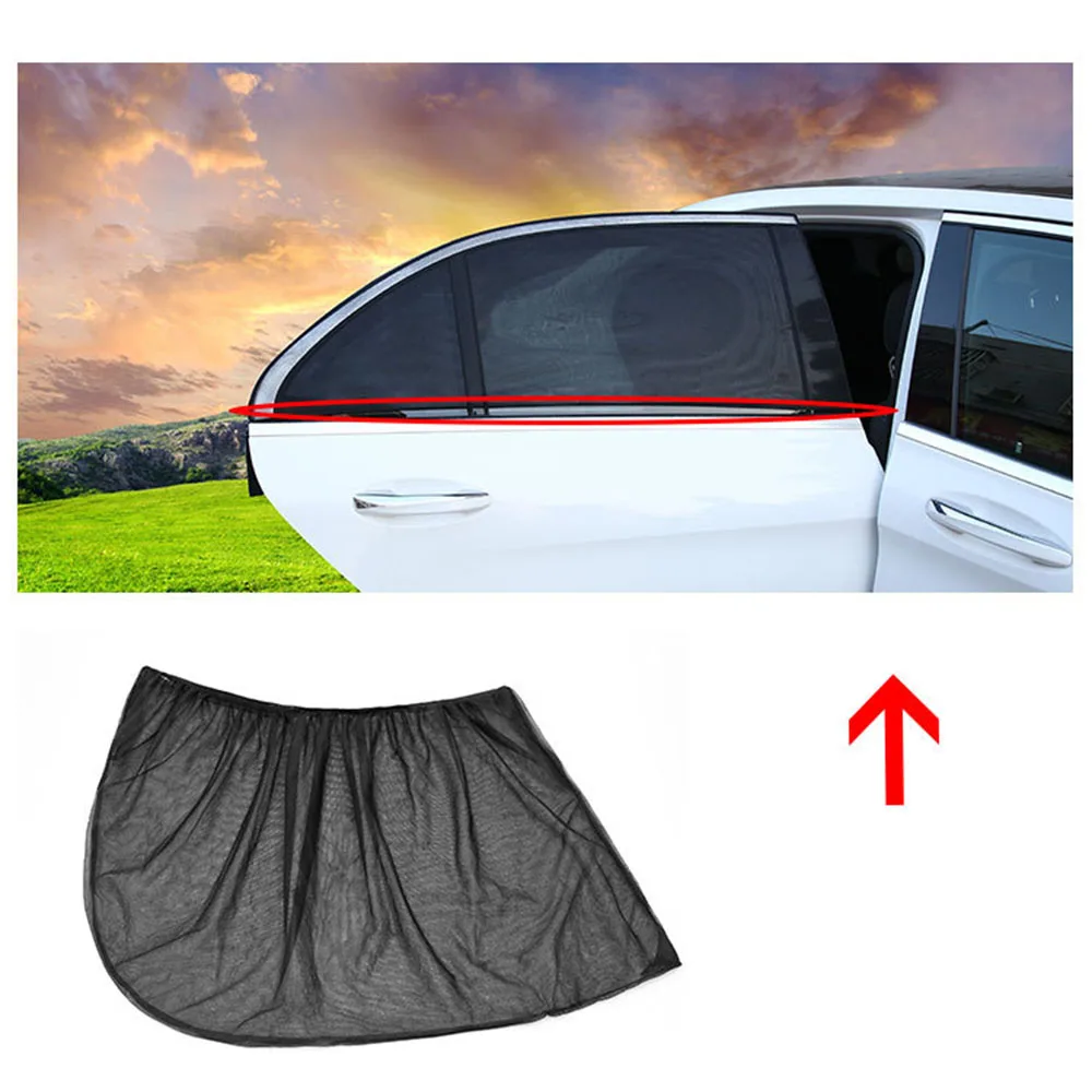 

2Pcs Car Front or Rear Side Sunscreen Insulation Side Window Sunshade Car Sunshade Window Cover Protector Sun shade Curtain