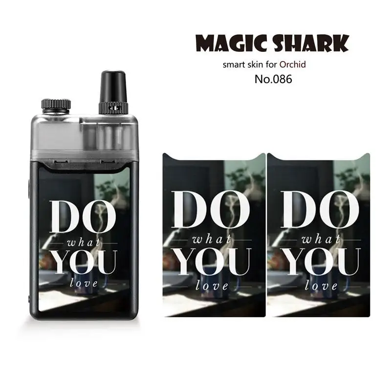 Волшебная Акула 2.5D мода мечта на Dreamer английские слова водонепроницаемый ПВХ чехол наклейка пленка кожа для орхидеи 082-091 - Цвет: 086