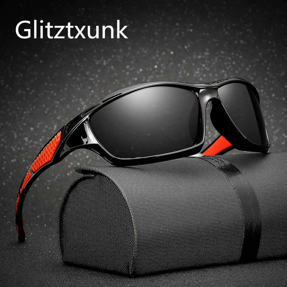Glitztxunk Новые поляризационные солнцезащитные очки мужские брендовые дизайнерские