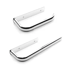 RecabLeght Toilet Paper Holder Stainless Steel Wall Mounted WC Bathroom Accessorie Kitchen Roll Rack Paper Self-Adhesive Bracket