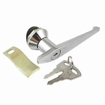 

Electric Cabinet 4.7" Long Shaft L Handle Lock w 2 Keys